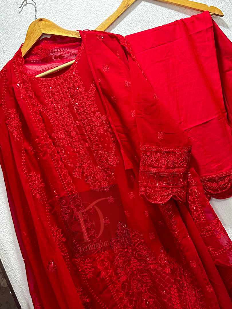 Premium Designer Readymade Top Bottom & Dupatta Collections